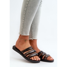 Flip-flops Damă Plati Cauciuc 26727 Ipanema Puffer Tiras Fem Black negru 1