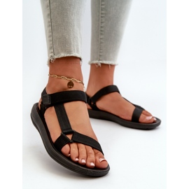 Sandale Sport Dama Cu Velcro Negru Vilari 2 Sandale Sport Dama Cu Velcro Negru Vilari 2