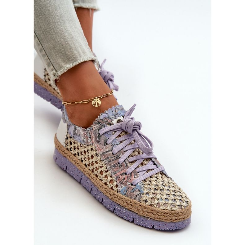 Pantofi din piele de damă Maciejka 05897-05 violet 2