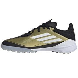 Pantofi Adidas F50 League Messi Jr Tf IG9277 de aur 1