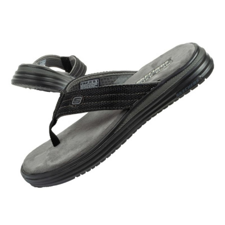 Flip-flops Skechers Proven M 204577 Blk negru 1