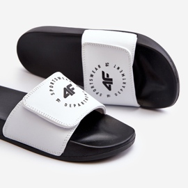 Flip-flops pentru copii 4FJMM00FFLIF042-10S alb și negru 1