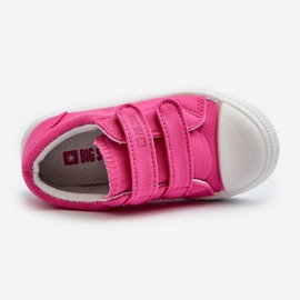 Pantofi pentru copii cu velcro Big Star NN374113 Fuchsia roz 2