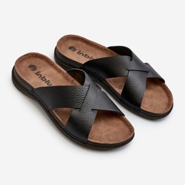Flip-flops ușoare confortabile cu Inblu GV00001I Black negru 1