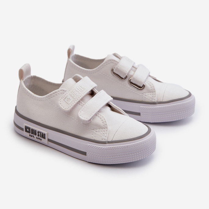 Pantofi pentru copii cu velcro Big Star LL374016 Alb 1 Pantofi pentru copii cu velcro Big Star LL374016 Alb 1