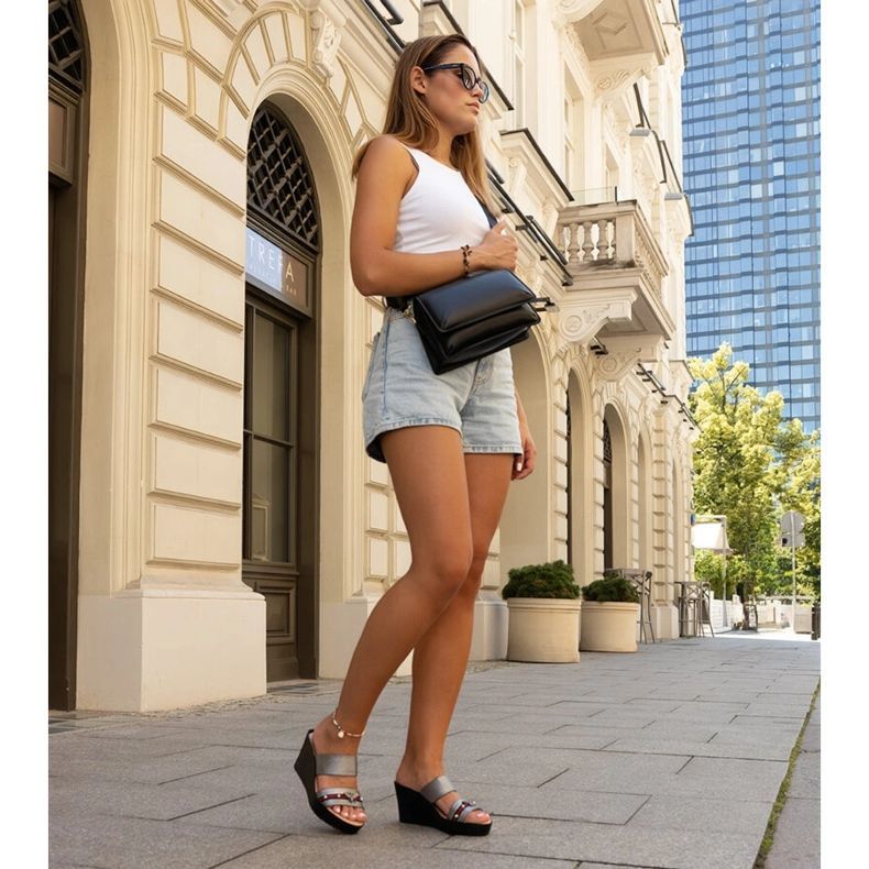 Mulți cu pană Raja gri închis metalizat 2