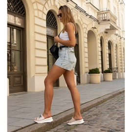 Catâri roz cu pană decorativă Maurla 2 Catâri roz cu pană decorativă Maurla 2