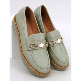 Mocasini cu platforma Nivetti Green verde 1