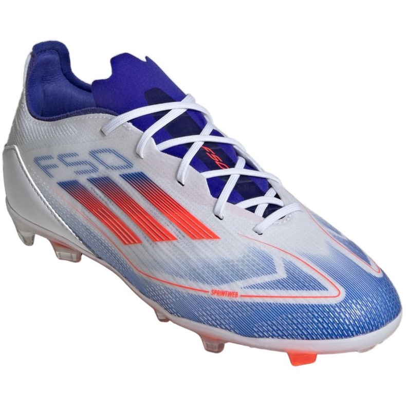Pantofi de fotbal Adidas F50 Pro Fg Jr IF1361 alb 1