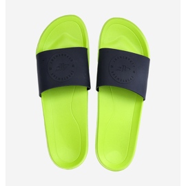 Flip-flops pentru bărbați 4FMM00FFLIM047A-45S verde negru 2
