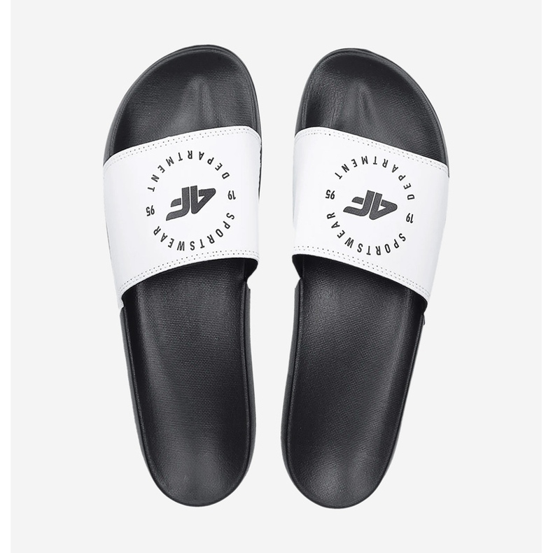 Flip-flops pentru femei 4FMM00FFLIF044A-10S alb și negru 1