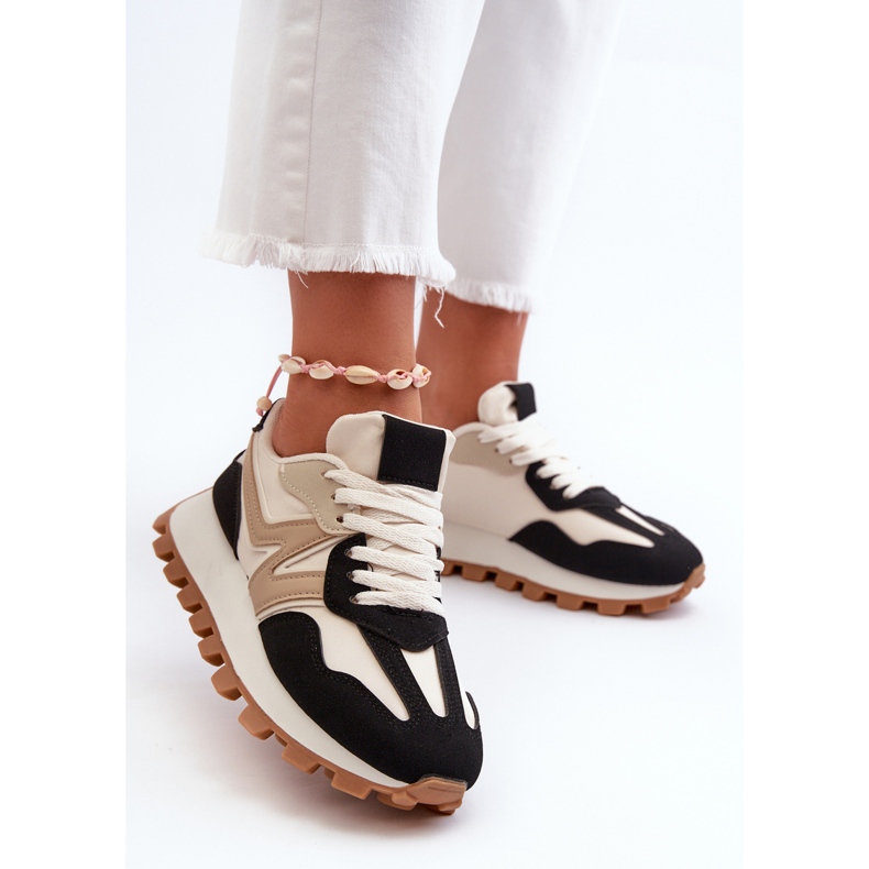 Pantofi sport Kalelia negri pentru damă negru 2