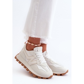 Pantofi de damă pantofi sport alb Kalelia 1