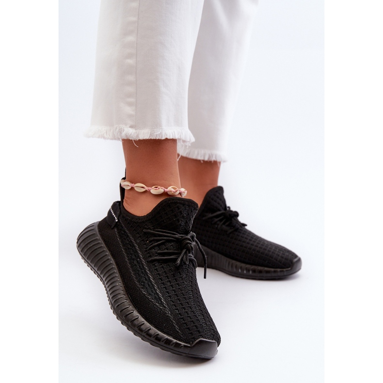 Pantofi sport slip-on pentru femei Nelmarie negru 2