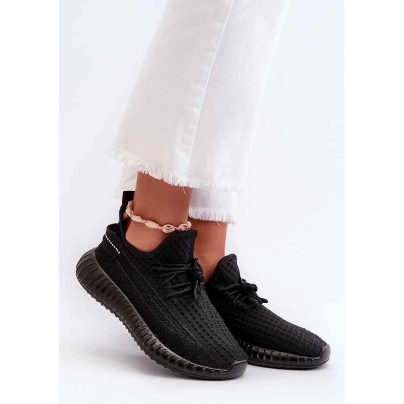 Pantofi sport slip-on pentru femei Nelmarie negru 1