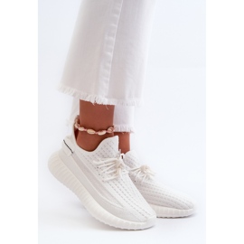 Pantofi Sport Slip-On Damă, Tesatura, Alb Nelmarie 1