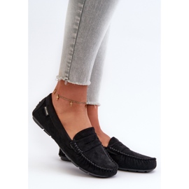 Mocasini de dama din Eco Suede Black Rerceria negru 1 Mocasini de dama din Eco Suede Black Rerceria negru 1