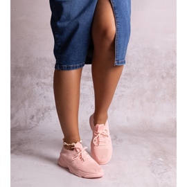 Adidași din material roz de la Madi 1