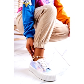 Adidași cu femei scăzute pe platforma albastru-roz multicolor 2