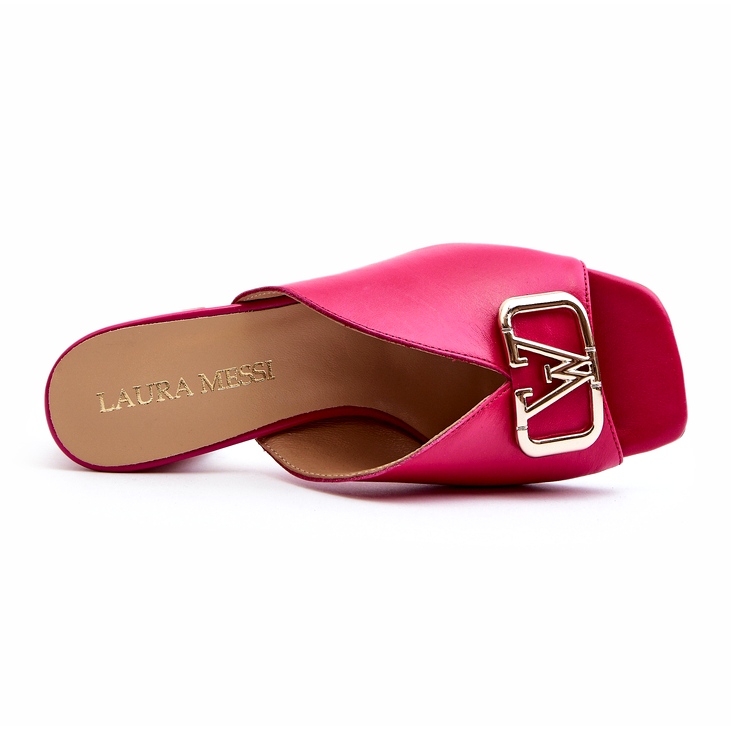 Piele elegante pentru femei Laura Messi 2771 Fuchsia roz 3