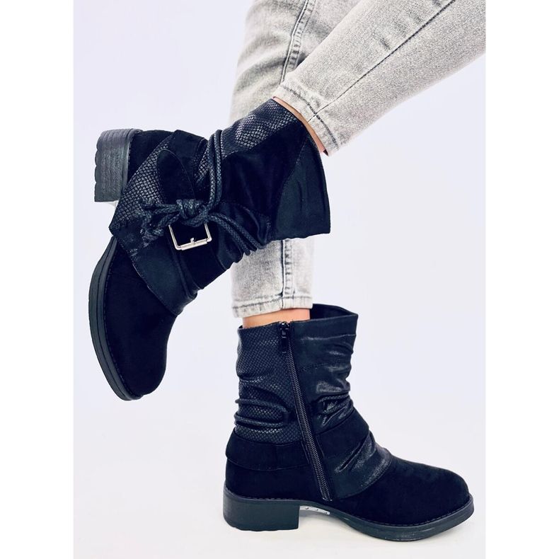 Cizme militare Medo Negre negru 1 Cizme militare Medo Negre negru 1