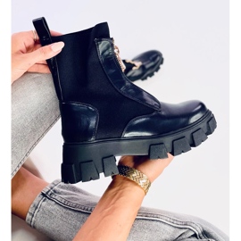 Cizme cu partea superioară a șosetei Ragna Black negru 1