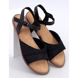 Sandale dama Molllies Black negru 1