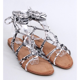 Sandale gladiator Morin Serpentine gri 1 Sandale gladiator Morin Serpentine gri 1