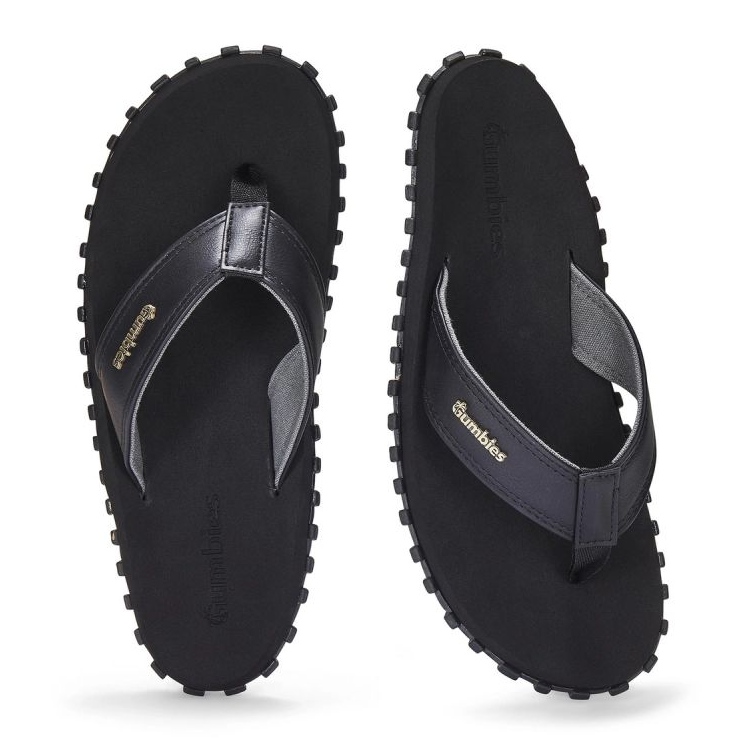 Flip-flops Gumbies Vegovert Șlapi GU-FFVEG001 negru 2