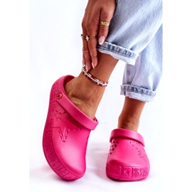Papuci ușori de damă Kroks Big Star II275007 Fuchsia roz 1