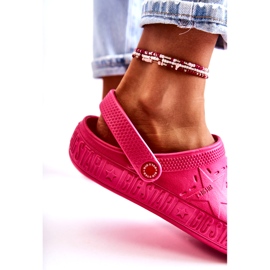 Papuci ușori de damă Kroks Big Star II275007 Fuchsia roz 4