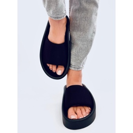 Papuci moi de dama Fontes Black negru 1