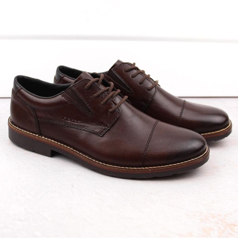 Pantofi cu banda elastica Rieker M 15320-25 maro 1