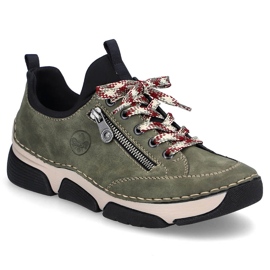 Pantofi verzi confortabili de damă Rieker 45973-54 verde 1