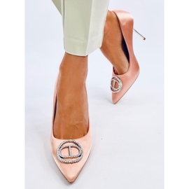 Tocuri Malconi Champagne cu decor cu cristale roz 1