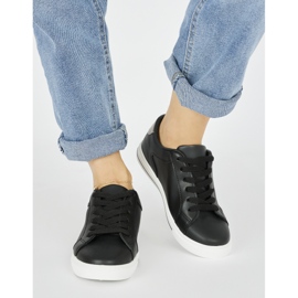 Pantofi sport negri clasici de dama negru 1 Pantofi sport negri clasici de dama negru 1