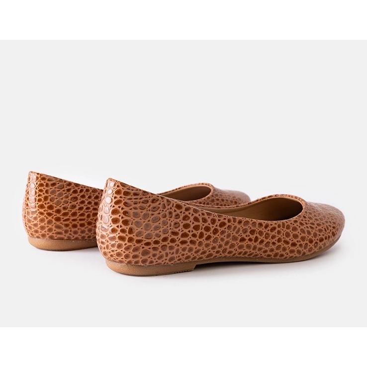 Balerini maro cu motiv de piele de șarpe de la Shaka 1