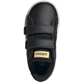 Pantofi Adidas Grand Court Lifestyle Hook and Loop HP8918 negru 1