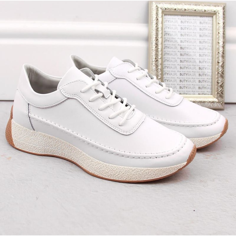 Pantofi sport Sergio Leone SP013 SK432D alb 2