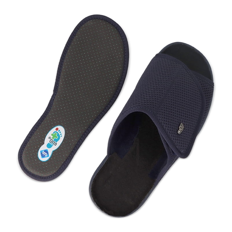 Befado Dr.Orto Slippers pentru femei PU 078D002 albastru 2