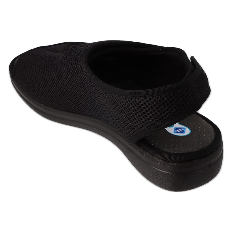 Sandale bărbați Dr.ORTO Befado cu velcro, pu 077M001, negru 2
