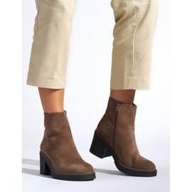 Botine de dama maro 1 Botine de dama maro 1