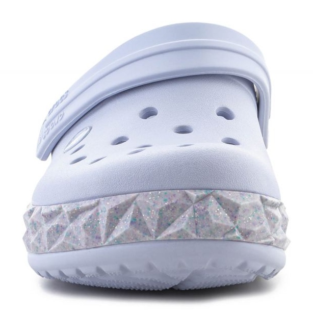 Slapi Crocs Crockband Geometric Glitter Band Clog 210134-5AF violet 2 Slapi Crocs Crockband Geometric Glitter Band Clog 210134-5AF violet 2