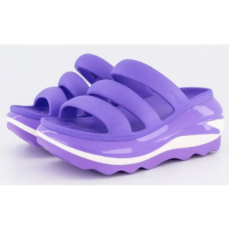 Saboți Crocs Mega Crush Triple Strap 209842-5AJ violet 1