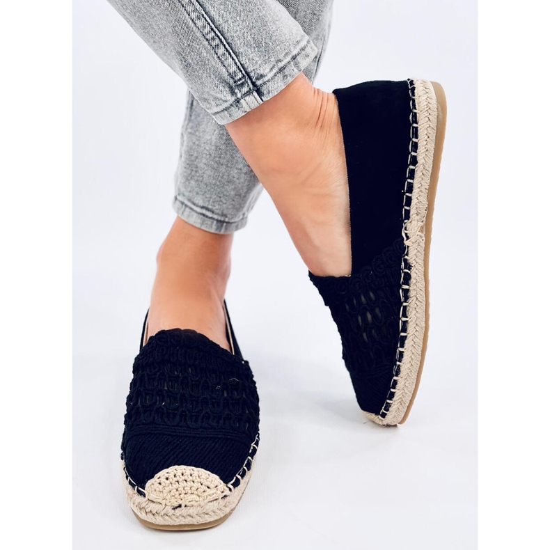 Espadrile dama Alicess Black negru 1