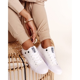 Adidași de damă clasici pentru femei Big Star AA274010 Alb 2