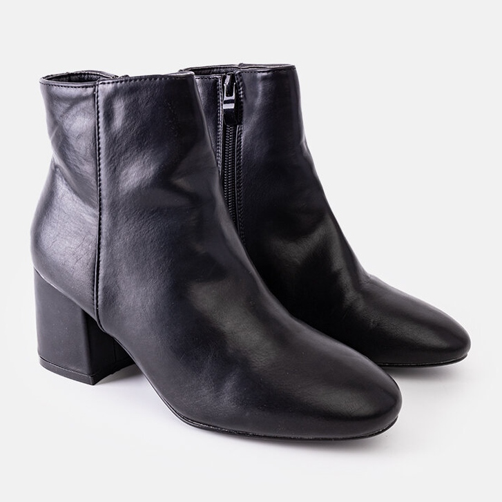 Botine negre elegante de la Hale negru 2