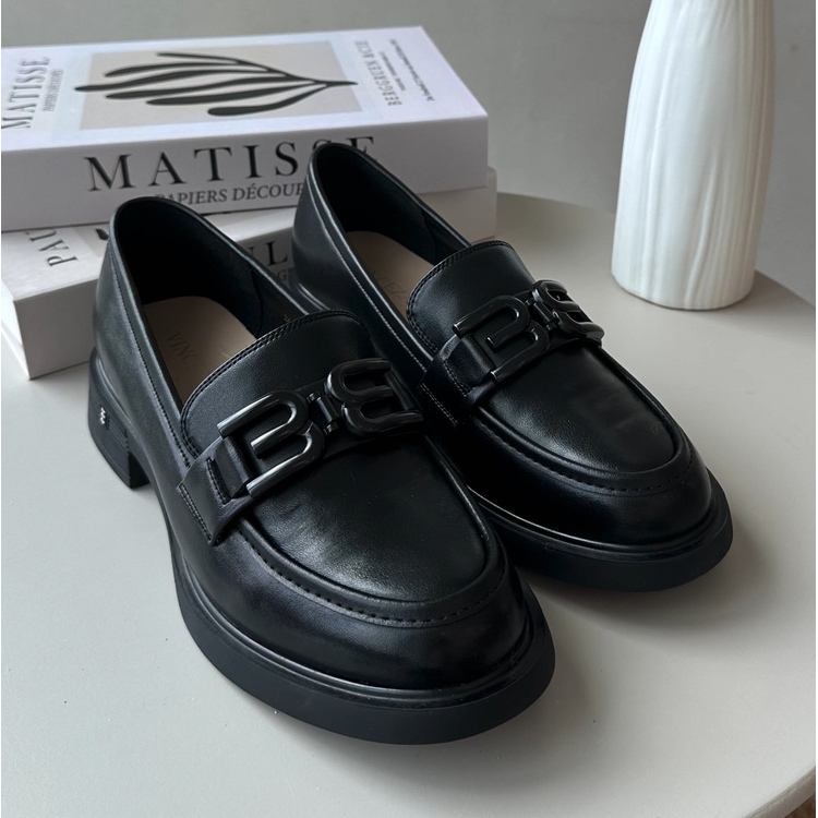 Vinceza Mocasini eleganti din piele de dama negru Triana 1