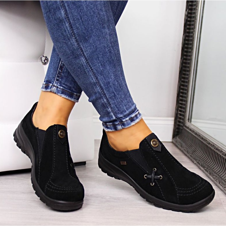 Pantofi Rieker L7171-00 W R339 negru 2