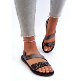Sandale de damă 82429 Ipanema Vibe Sandal Fem Negru și argintiu 2